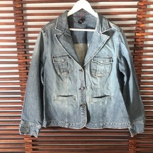 Denim blazer